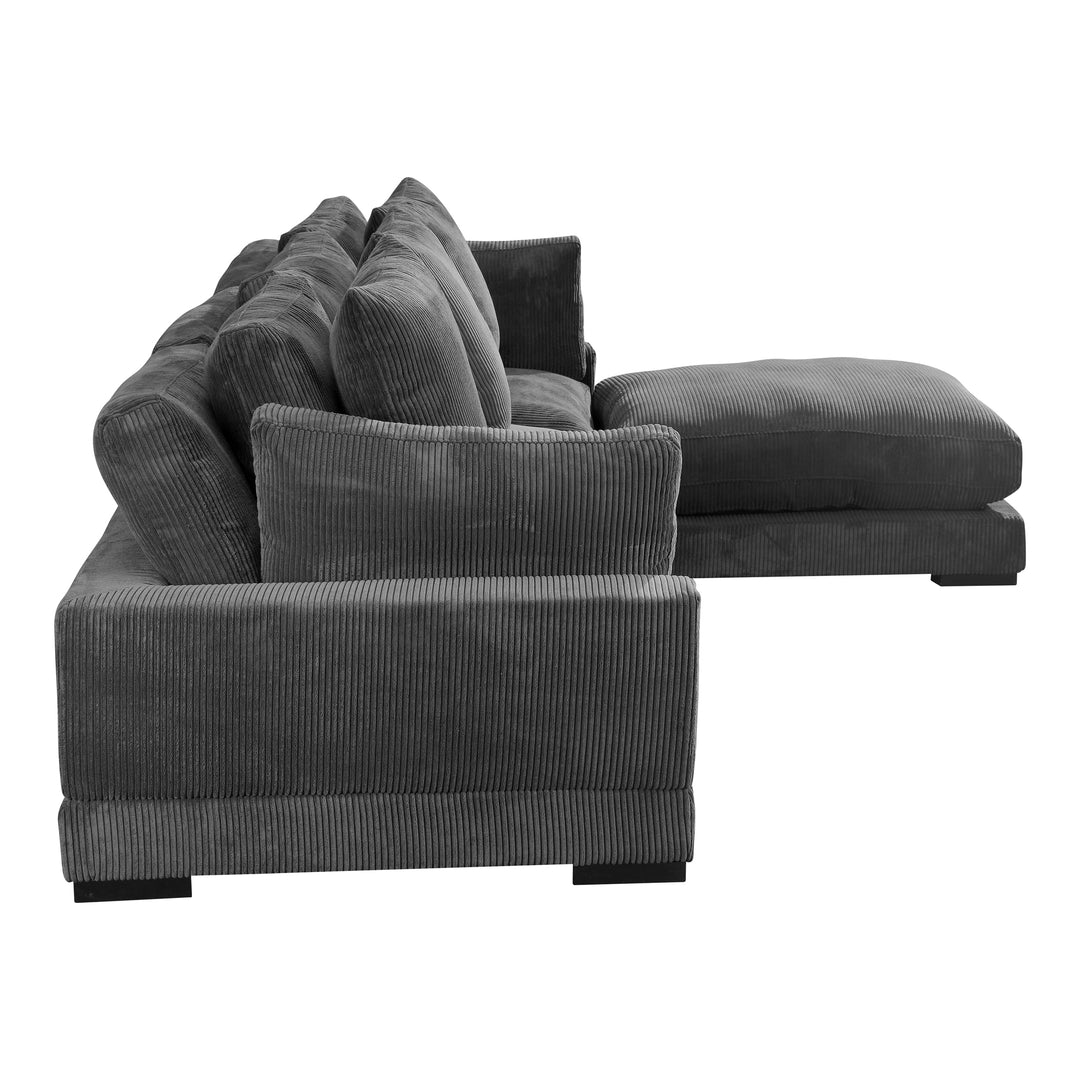 American Home Furniture | Moe's Home Collection - Tumble Lounge Modular Sectional Charcoal