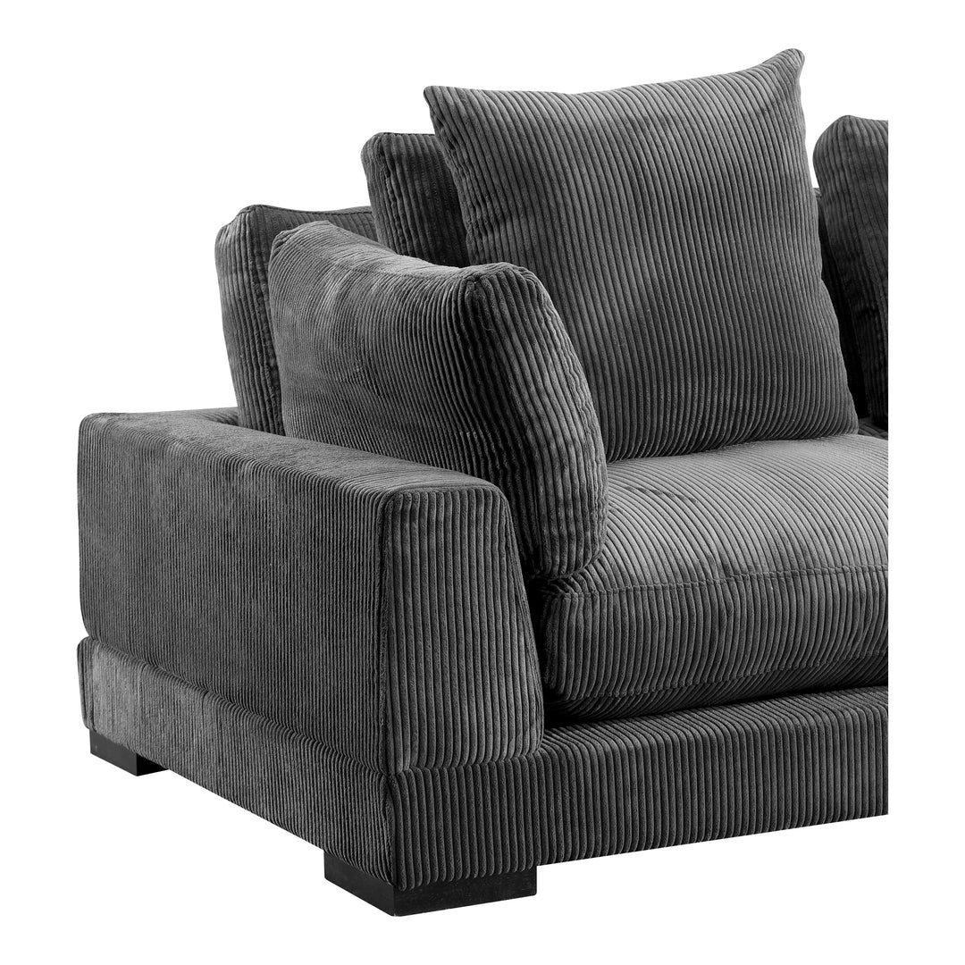 American Home Furniture | Moe's Home Collection - Tumble Lounge Modular Sectional Charcoal