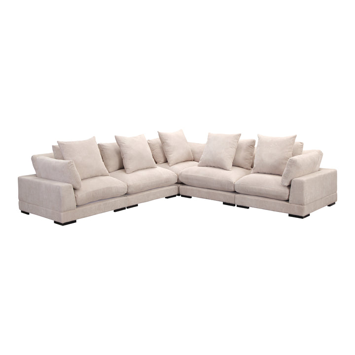 American Home Furniture | Moe's Home Collection - Tumble Classic L Modular Sectional Cappuccino