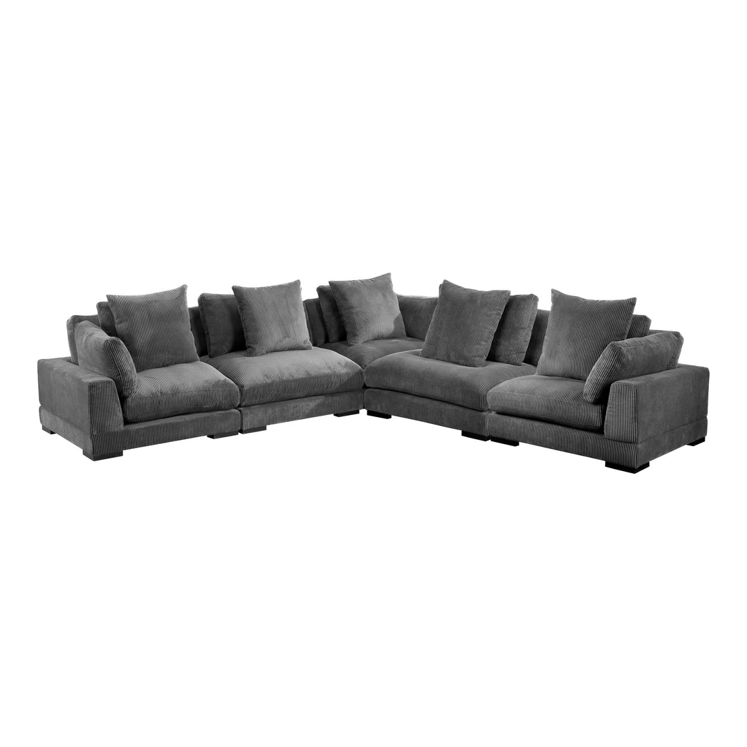 American Home Furniture | Moe's Home Collection - Tumble Classic L Modular Sectional Charcoal