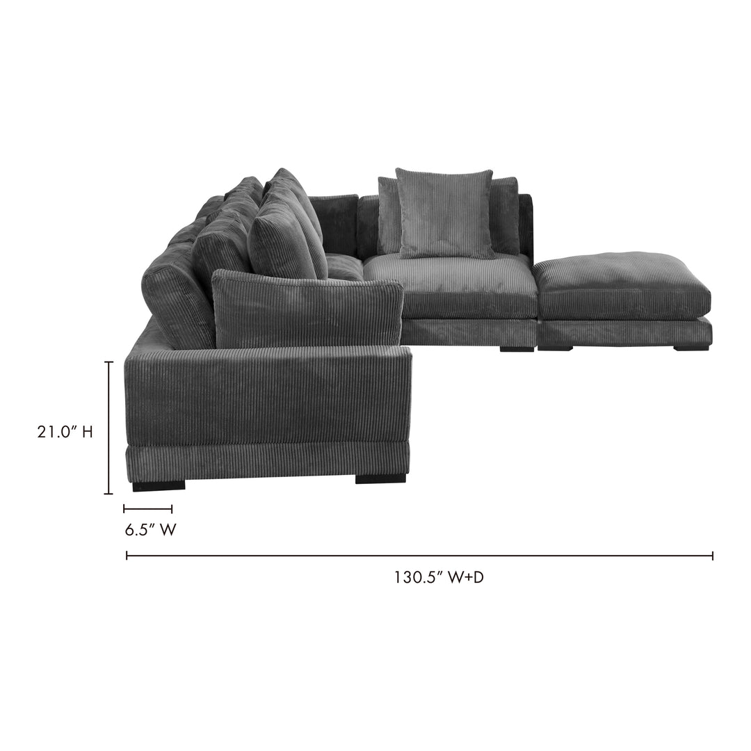 American Home Furniture | Moe's Home Collection - Tumble Dream Modular Sectional Charcoal