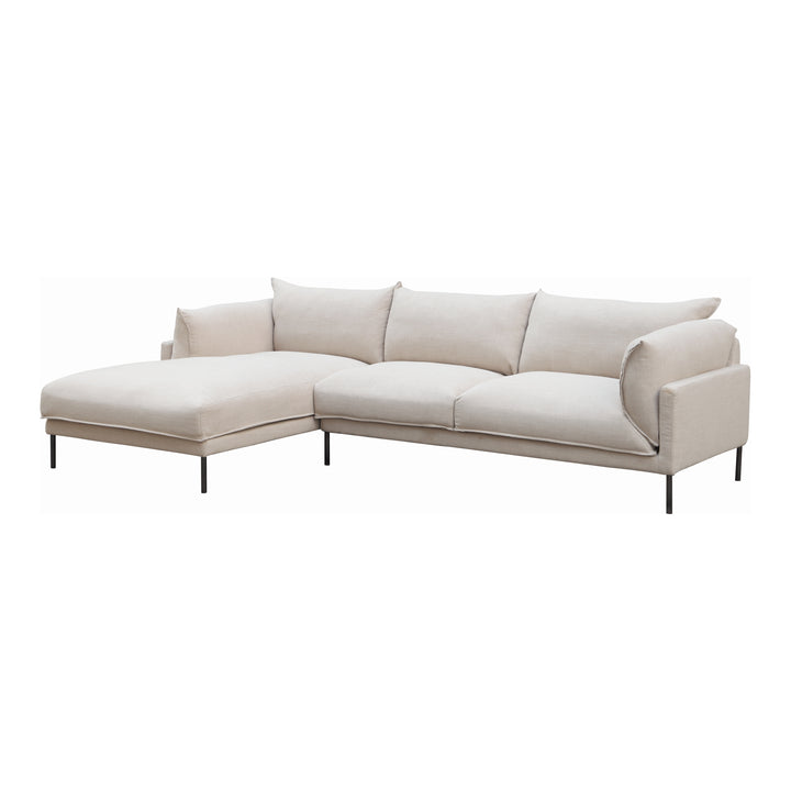 American Home Furniture | Moe's Home Collection - Jamara Sectional Left Sandy Beige