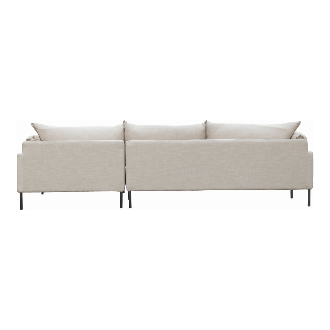 American Home Furniture | Moe's Home Collection - Jamara Sectional Left Sandy Beige