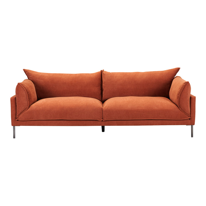 American Home Furniture | Moe's Home Collection - Jamara Sofa Burnt Auburn