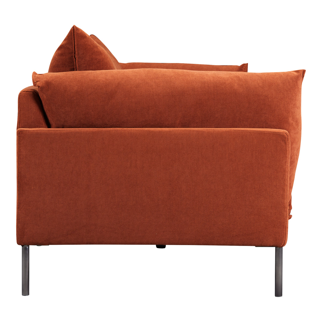 American Home Furniture | Moe's Home Collection - Jamara Sofa Burnt Auburn