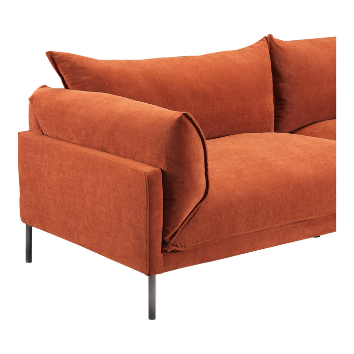 American Home Furniture | Moe's Home Collection - Jamara Sofa Burnt Auburn