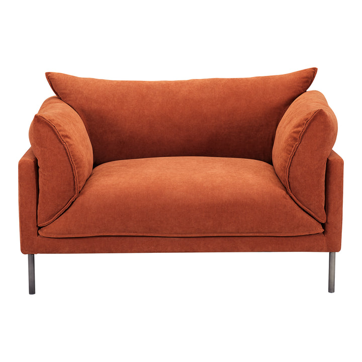 American Home Furniture | Moe's Home Collection - Jamara Chair And A Half Burnt Auburn