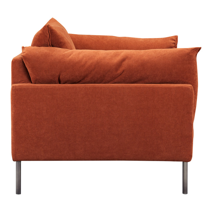 American Home Furniture | Moe's Home Collection - Jamara Chair And A Half Burnt Auburn