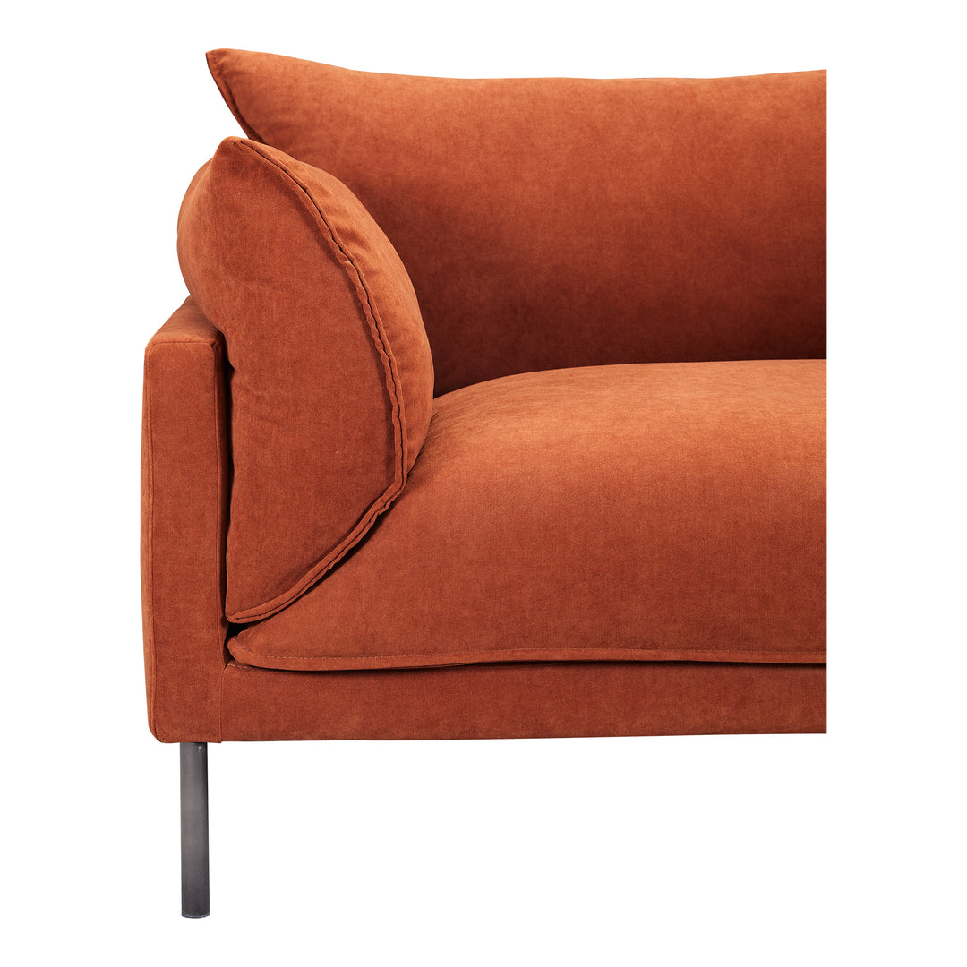 American Home Furniture | Moe's Home Collection - Jamara Chair And A Half Burnt Auburn