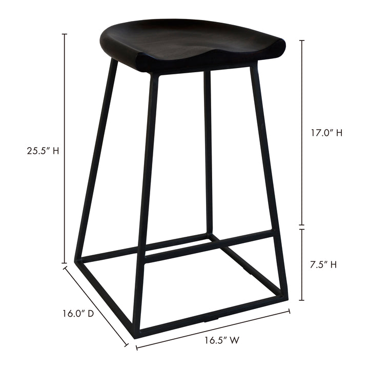 American Home Furniture | Moe's Home Collection - Jackman Counter Stool-Set Of Two