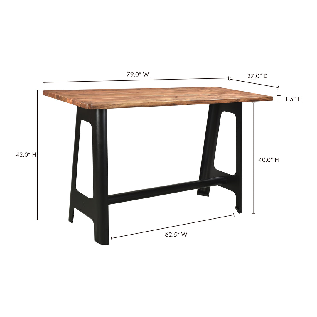 American Home Furniture | Moe's Home Collection - Craftsman Bar Table