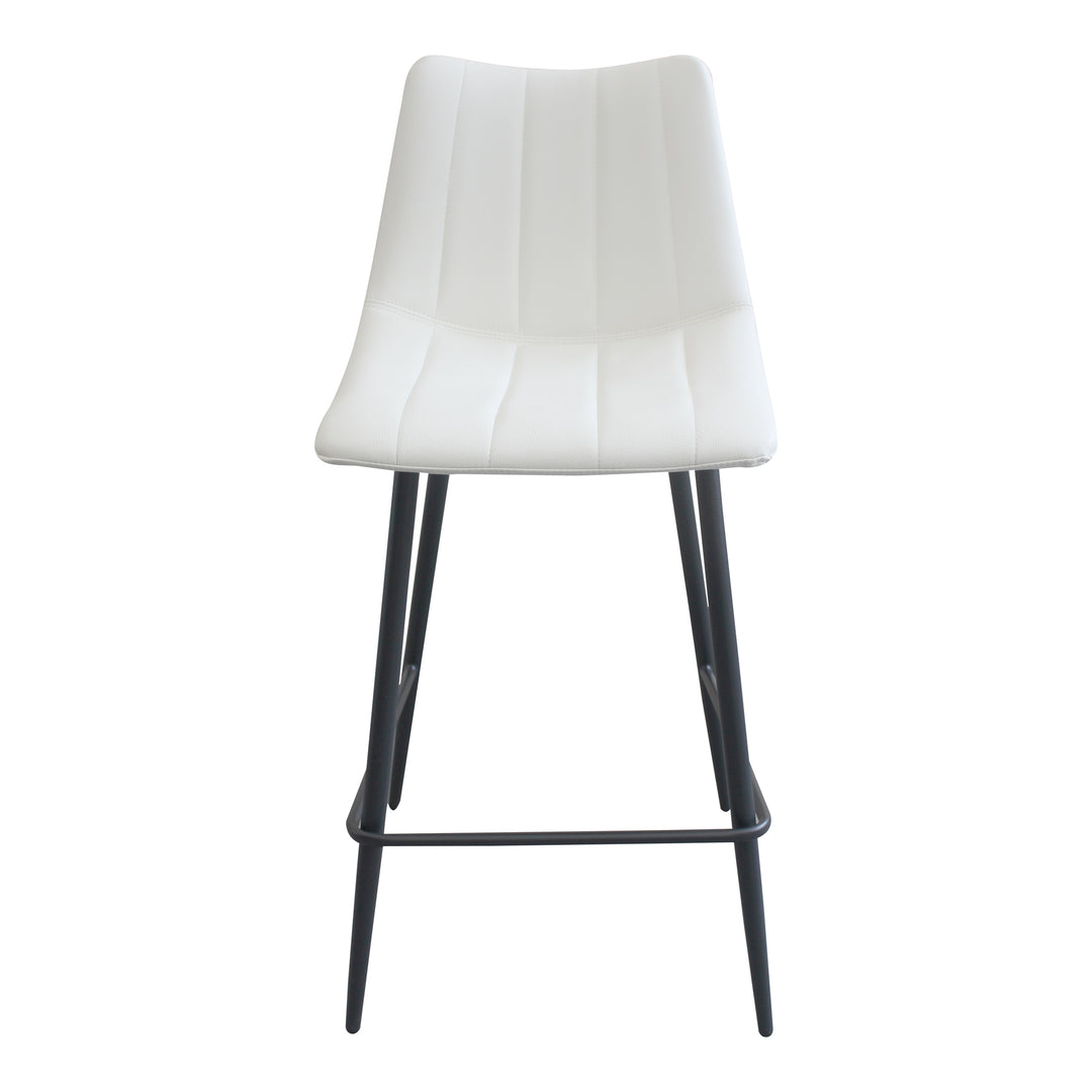American Home Furniture | Moe's Home Collection - Alibi Counter Stool Ivory-Set Of Two