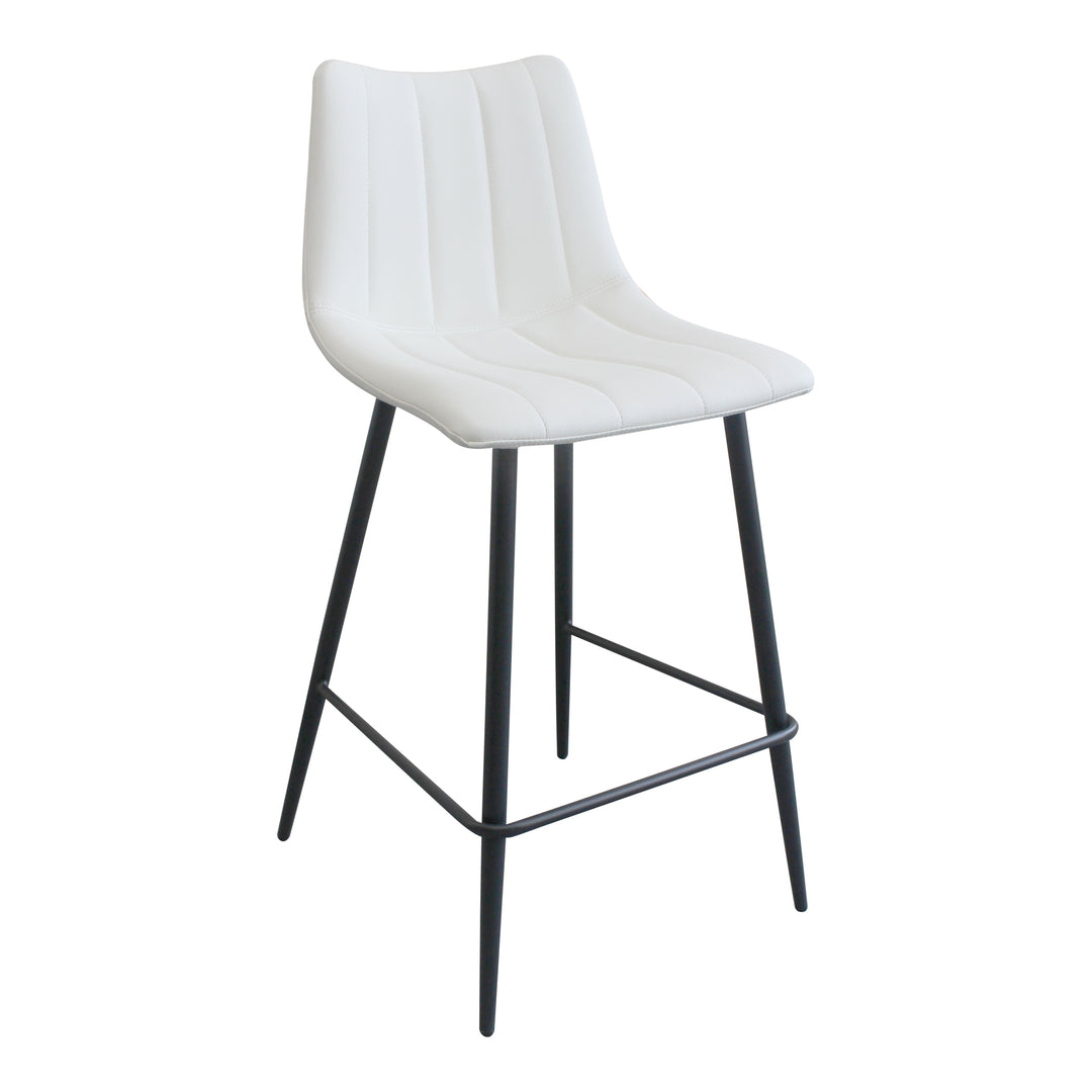 American Home Furniture | Moe's Home Collection - Alibi Counter Stool Ivory-Set Of Two