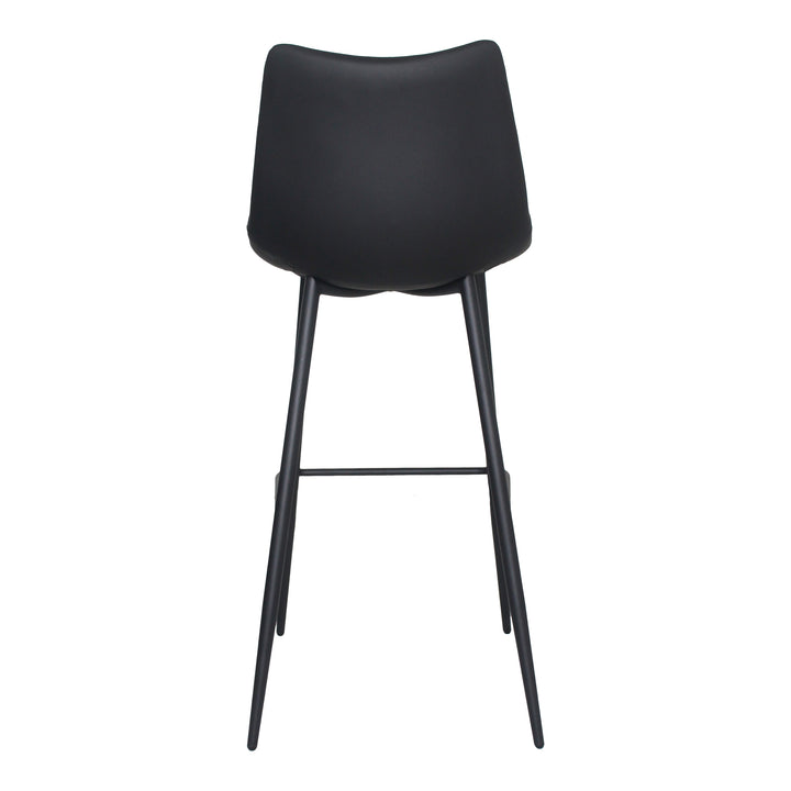 American Home Furniture | Moe's Home Collection - Alibi Barstool Matte Black-Set Of Two