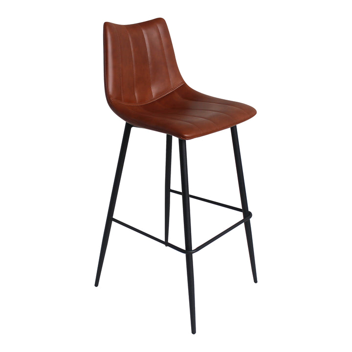 American Home Furniture | Moe's Home Collection - Alibi Barstool Brown-Set Of Two