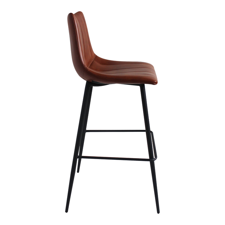 American Home Furniture | Moe's Home Collection - Alibi Barstool Brown-Set Of Two