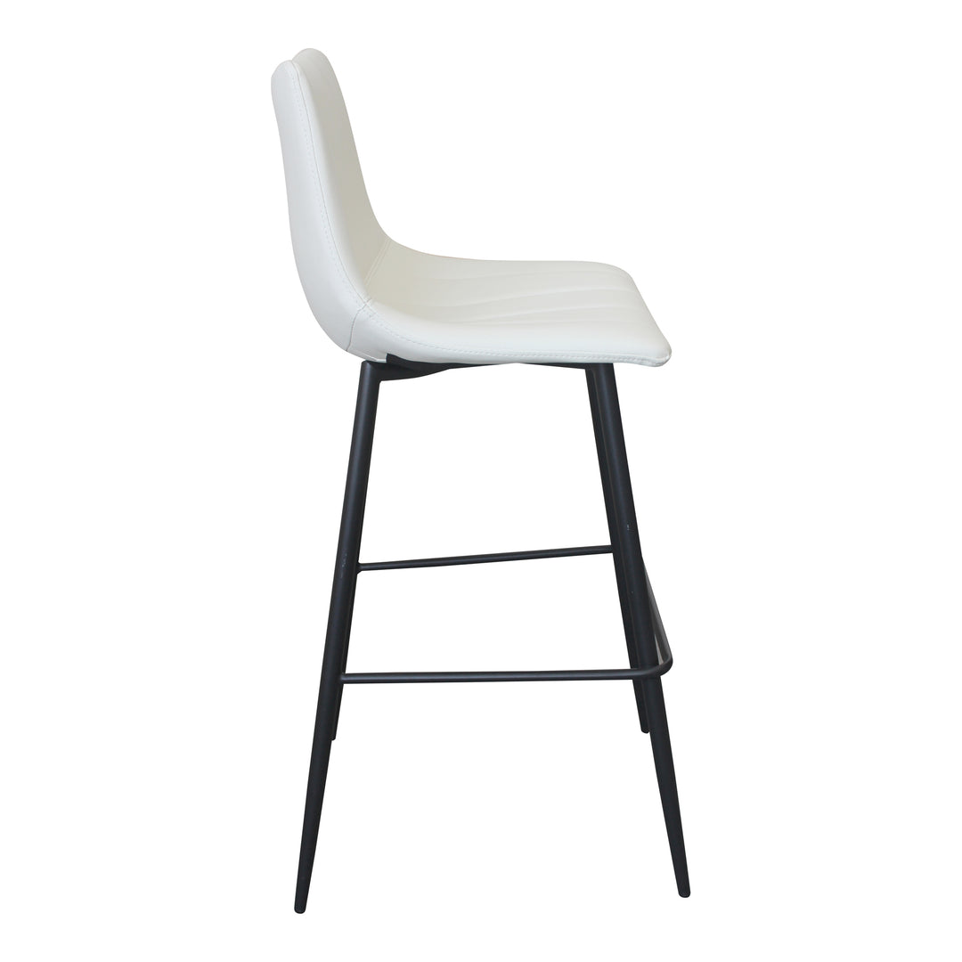 American Home Furniture | Moe's Home Collection - Alibi Barstool Ivory-Set Of Two