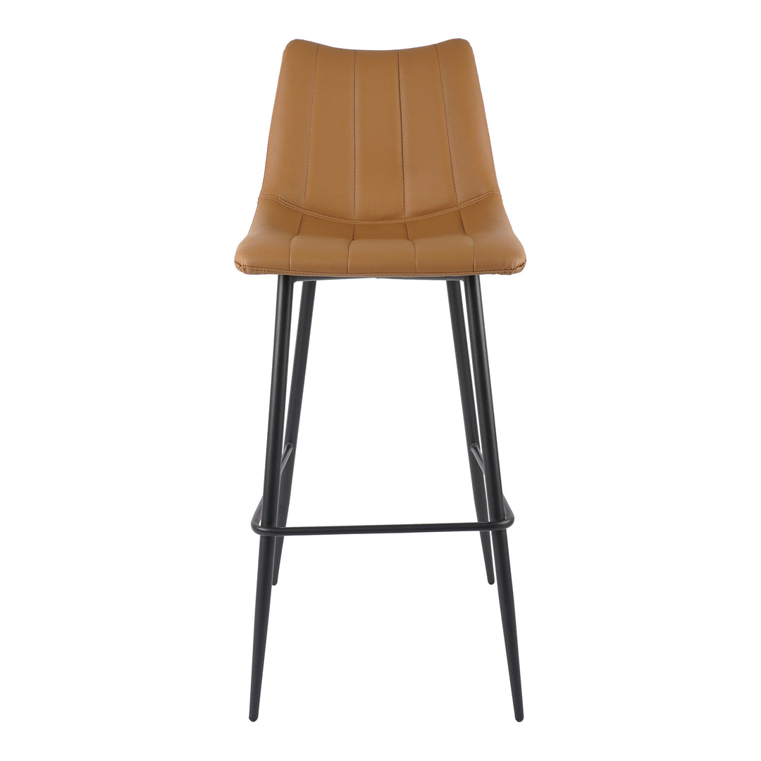 American Home Furniture | Moe's Home Collection - Alibi Barstool Tan-Set Of Two