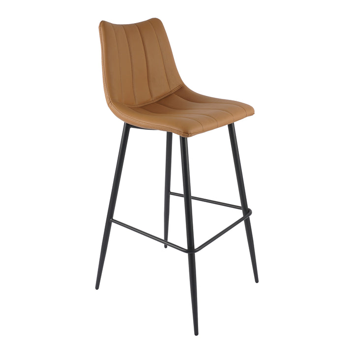 American Home Furniture | Moe's Home Collection - Alibi Barstool Tan-Set Of Two