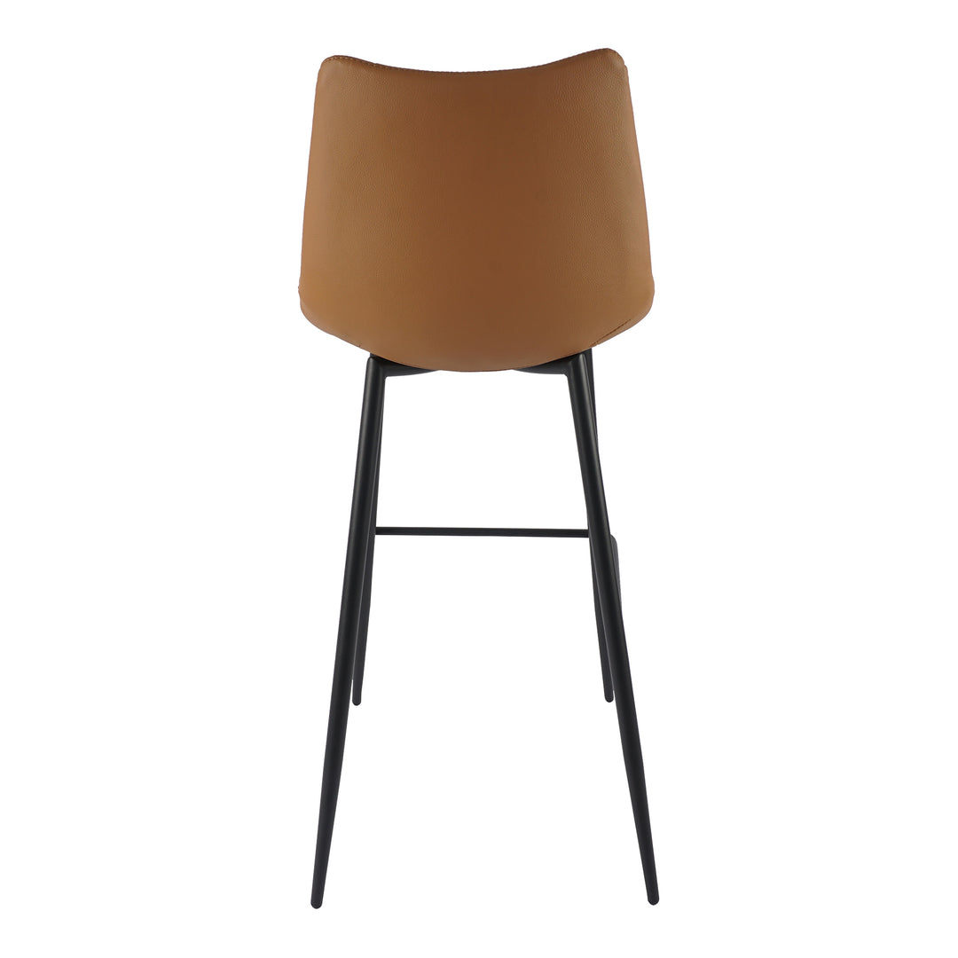 American Home Furniture | Moe's Home Collection - Alibi Barstool Tan-Set Of Two