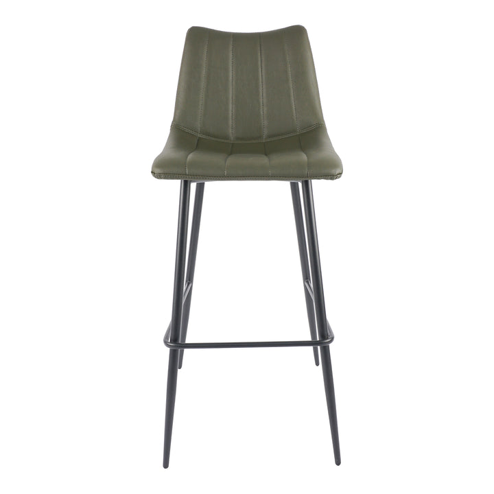 American Home Furniture | Moe's Home Collection - Alibi Barstool Dark Green-Set Of Two