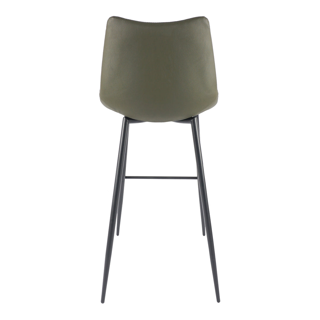 American Home Furniture | Moe's Home Collection - Alibi Barstool Dark Green-Set Of Two