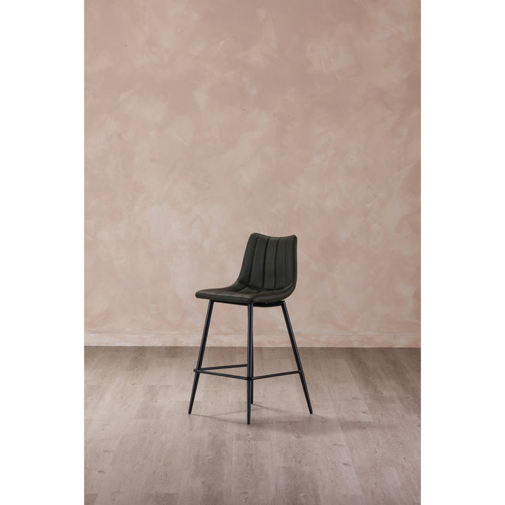 American Home Furniture | Moe's Home Collection - Alibi Barstool Dark Green-Set Of Two