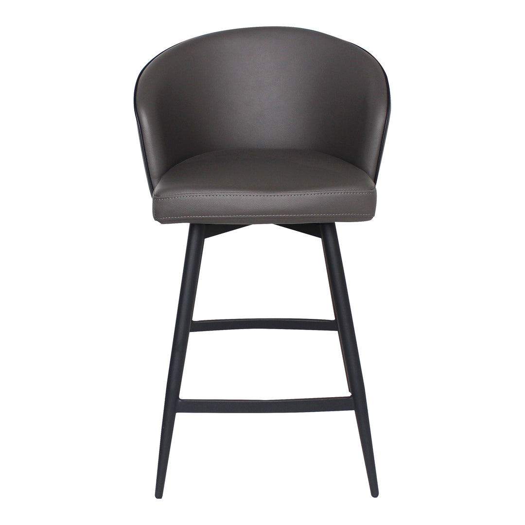 American Home Furniture | Moe's Home Collection - Webber Swivel Counter Stool Charcoal