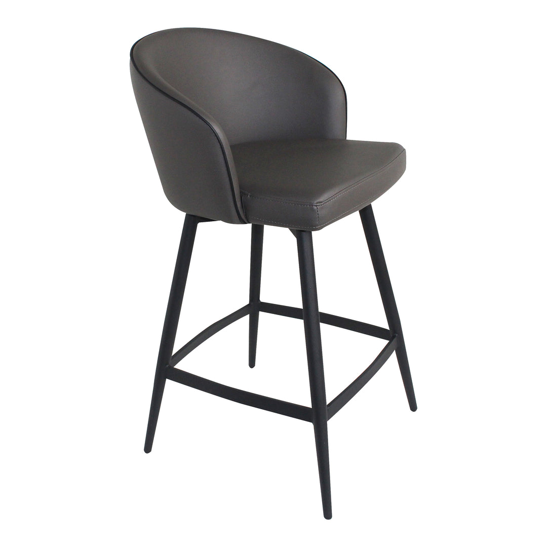 American Home Furniture | Moe's Home Collection - Webber Swivel Counter Stool Charcoal