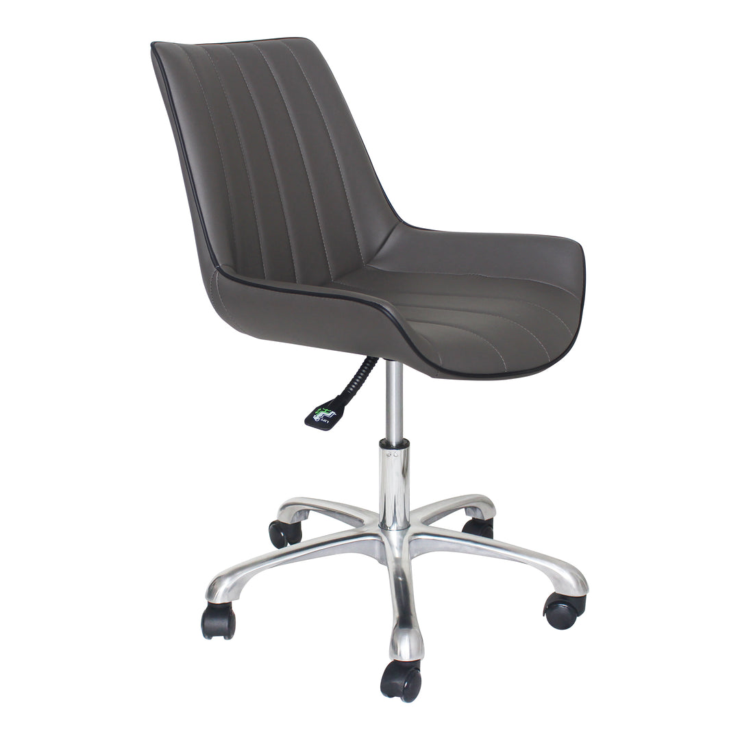 American Home Furniture | Moe's Home Collection - Mack Swivel Office Chair Grey