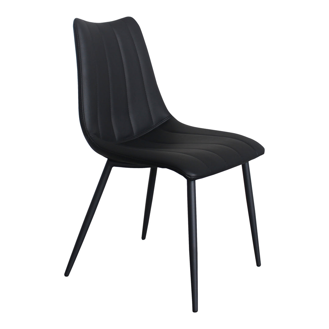 American Home Furniture | Moe's Home Collection - Alibi Dining Chair Matte Black-Set Of Two