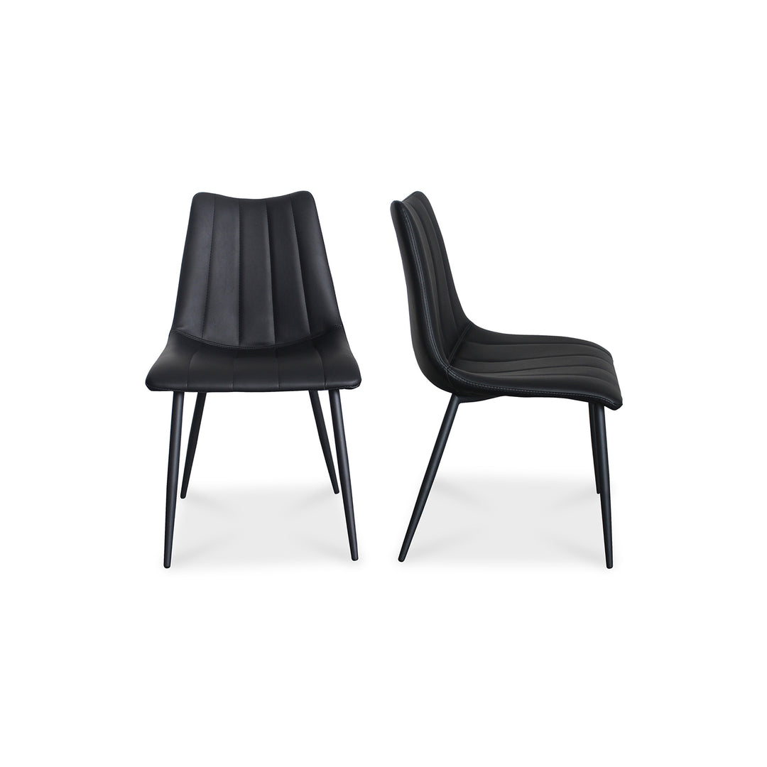 American Home Furniture | Moe's Home Collection - Alibi Dining Chair Matte Black-Set Of Two