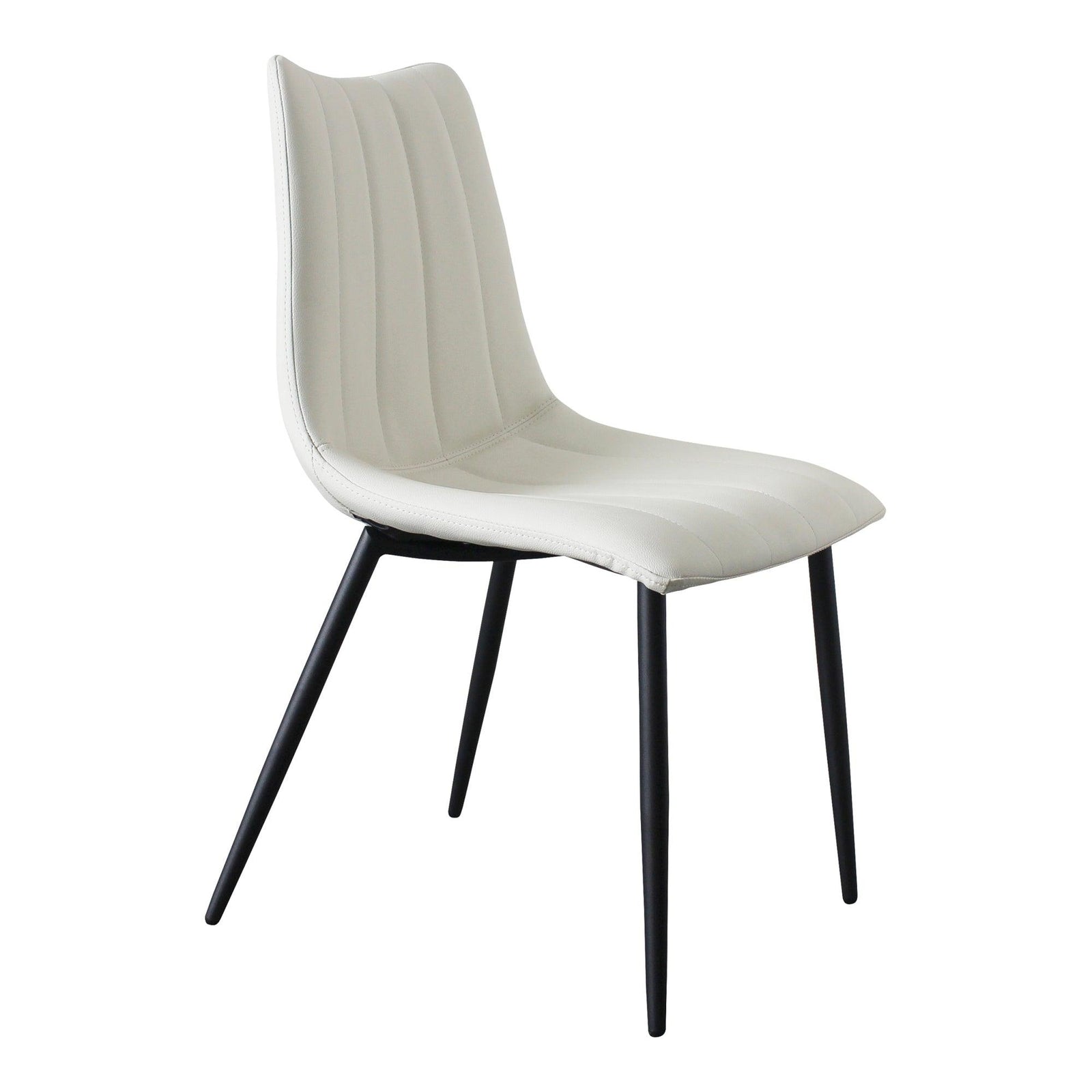 Moe's Home Collection - Alibi Dining Chair Ivory - Set of 2 - UU-1022-05 | American Home Furniture