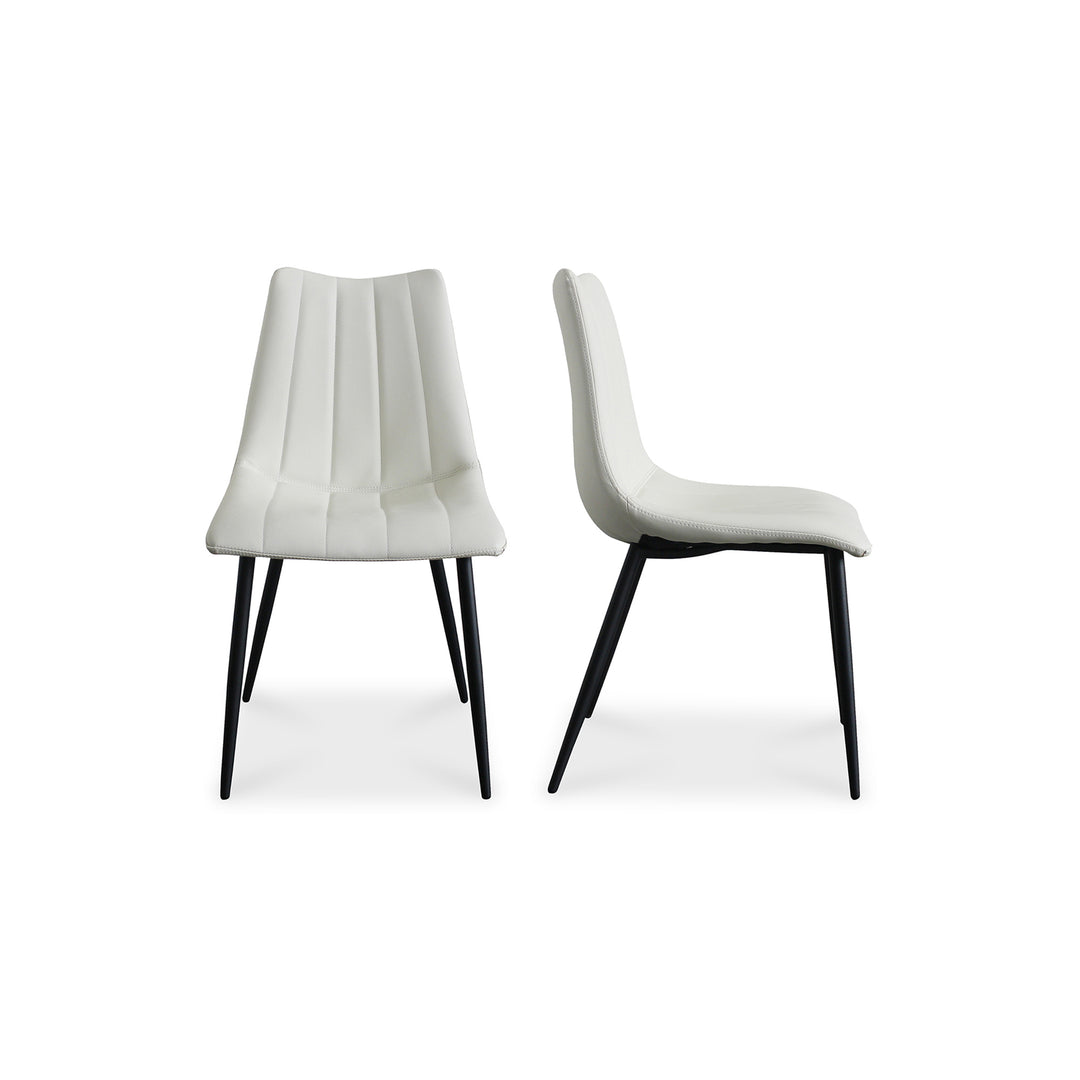 American Home Furniture | Moe's Home Collection - Alibi Dining Chair Ivory-Set Of Two