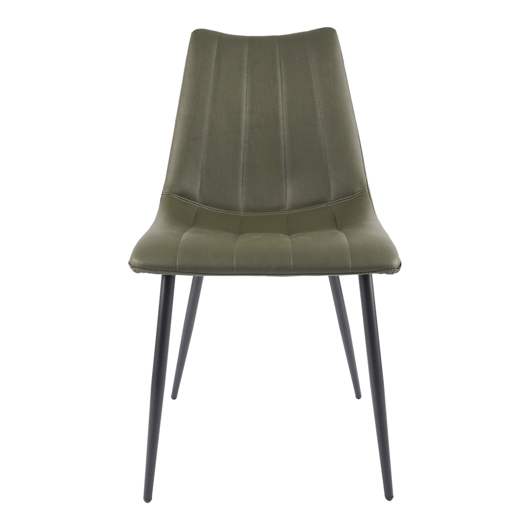 American Home Furniture | Moe's Home Collection - Alibi Dining Chair Dark Green-Set Of Two