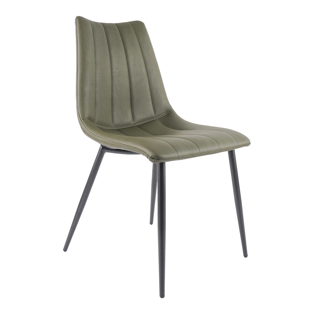 American Home Furniture | Moe's Home Collection - Alibi Dining Chair Dark Green-Set Of Two