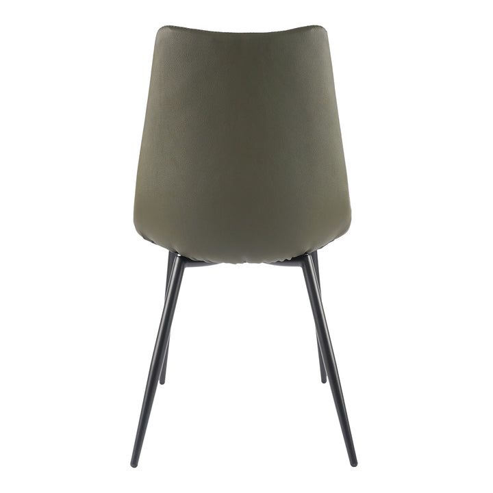 American Home Furniture | Moe's Home Collection - Alibi Dining Chair Dark Green-Set Of Two