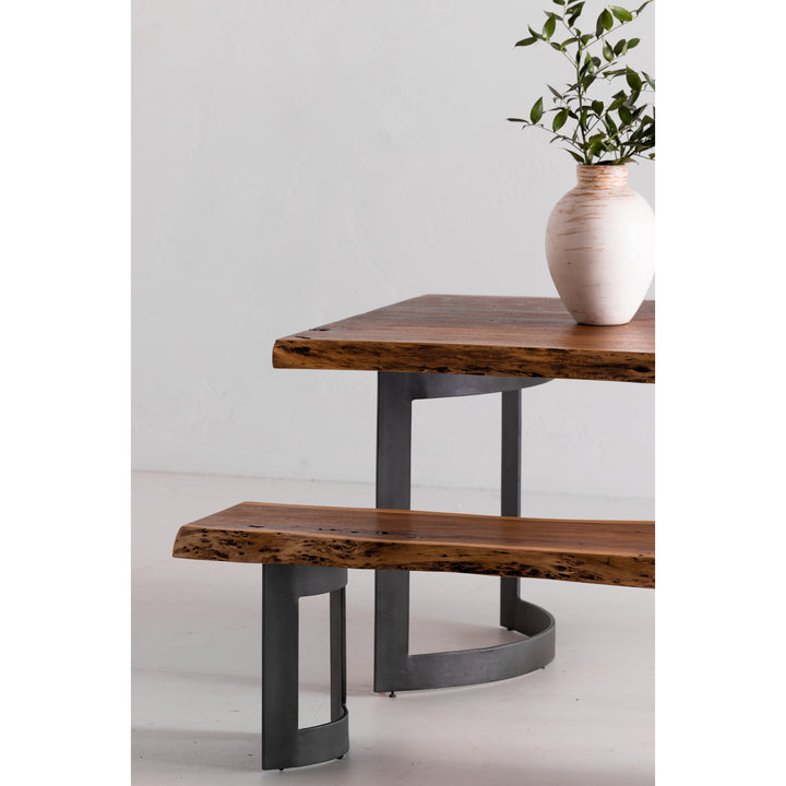 American Home Furniture | Moe's Home Collection - Bent Bench Small Smoked