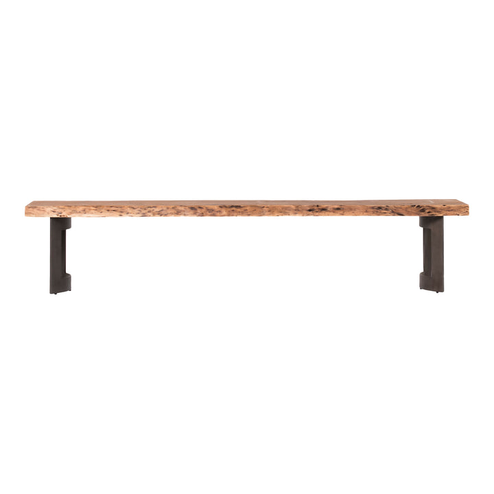 American Home Furniture | Moe's Home Collection - Bent Bench Small Smoked