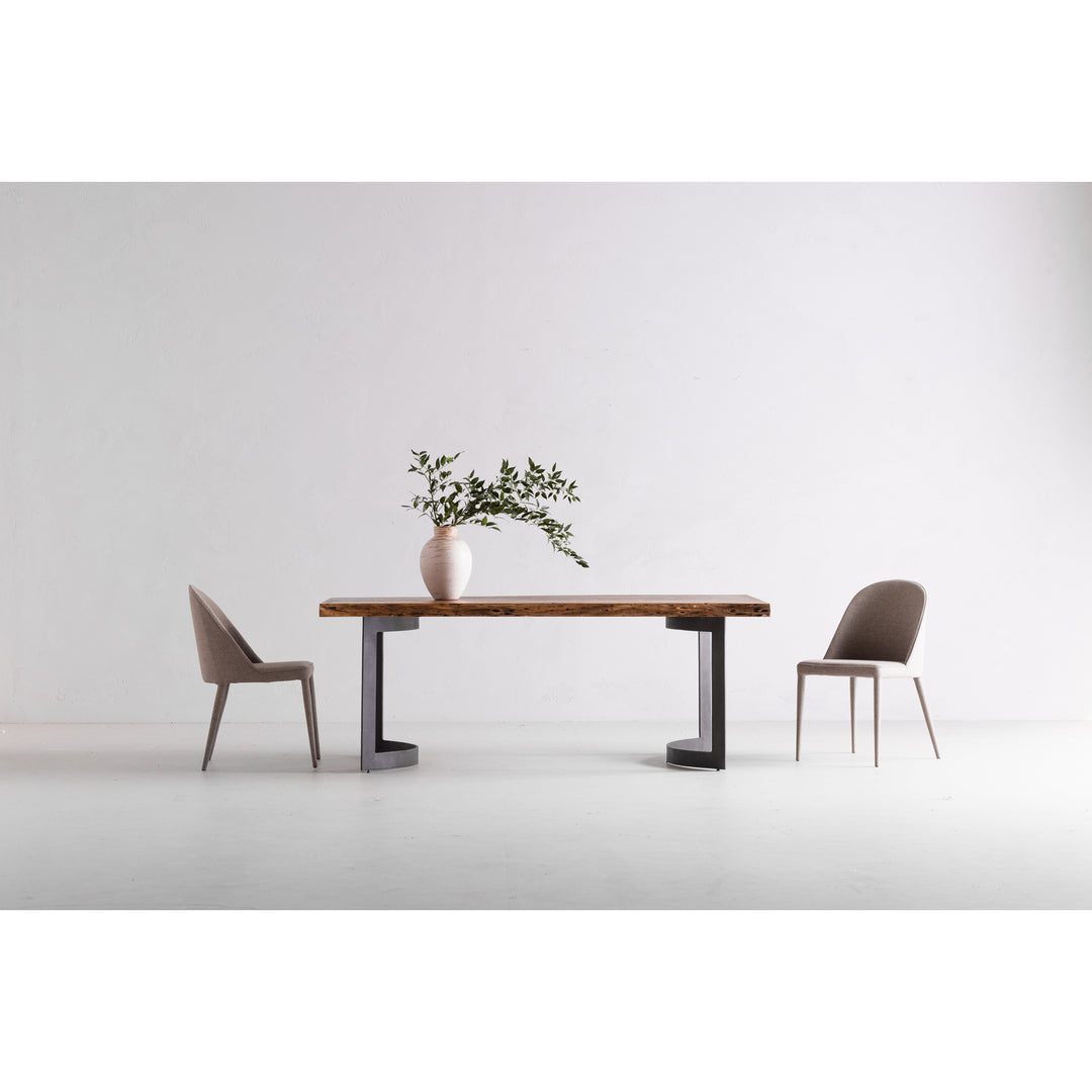 American Home Furniture | Moe's Home Collection - Bent Dining Table Extra Small Smoked
