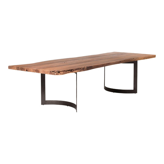 Moe's Home Collection - Bent Dining Table Extra Small Smoked - VE-1036-03-0 | American Home Furniture