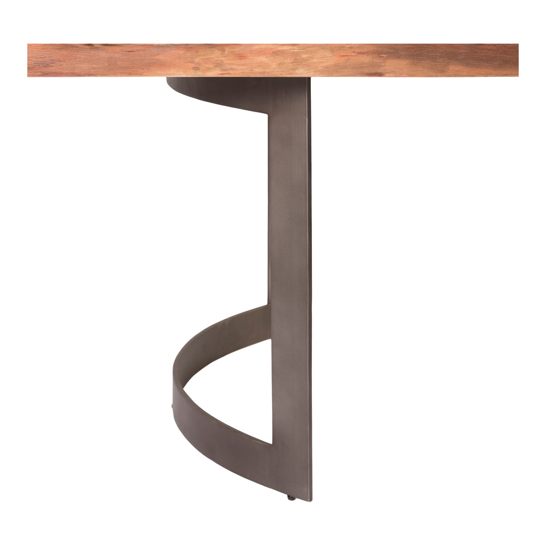 American Home Furniture | Moe's Home Collection - Bent Dining Table Extra Small Smoked