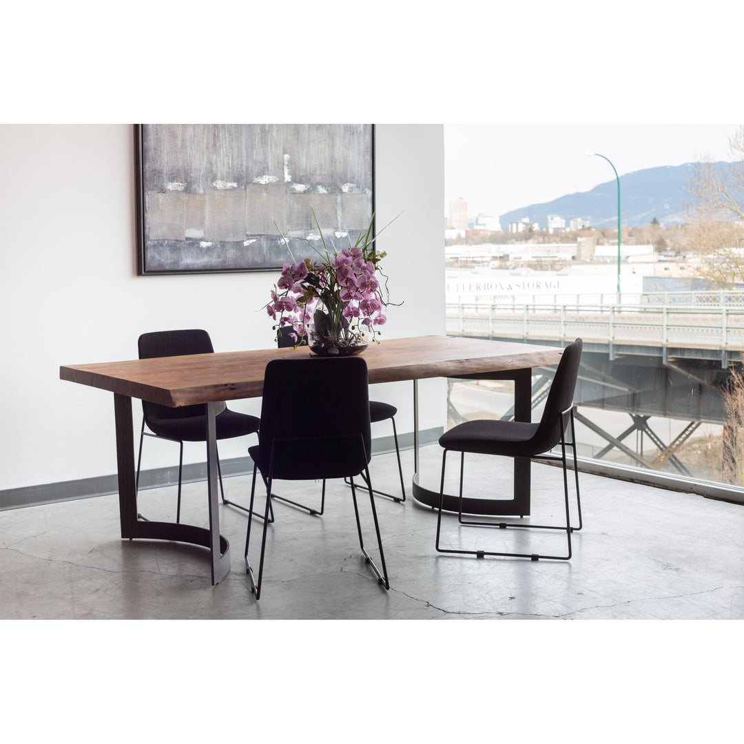 American Home Furniture | Moe's Home Collection - Bent Dining Table Extra Small Smoked