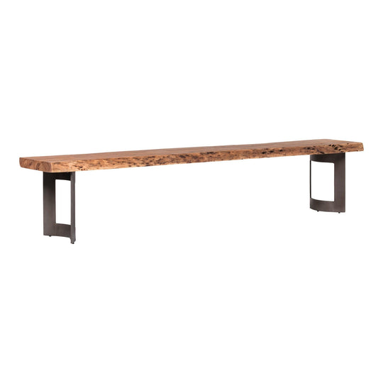 Moe's Home Collection - Bent Bench Extra Small Smoked - VE-1038-03-0 | American Home Furniture
