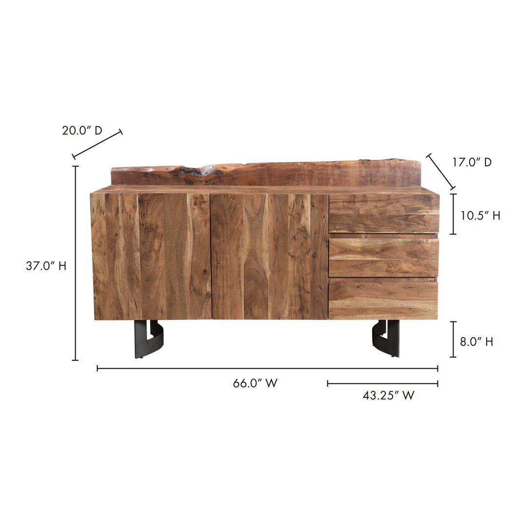 American Home Furniture | Moe's Home Collection - Bent Sideboard