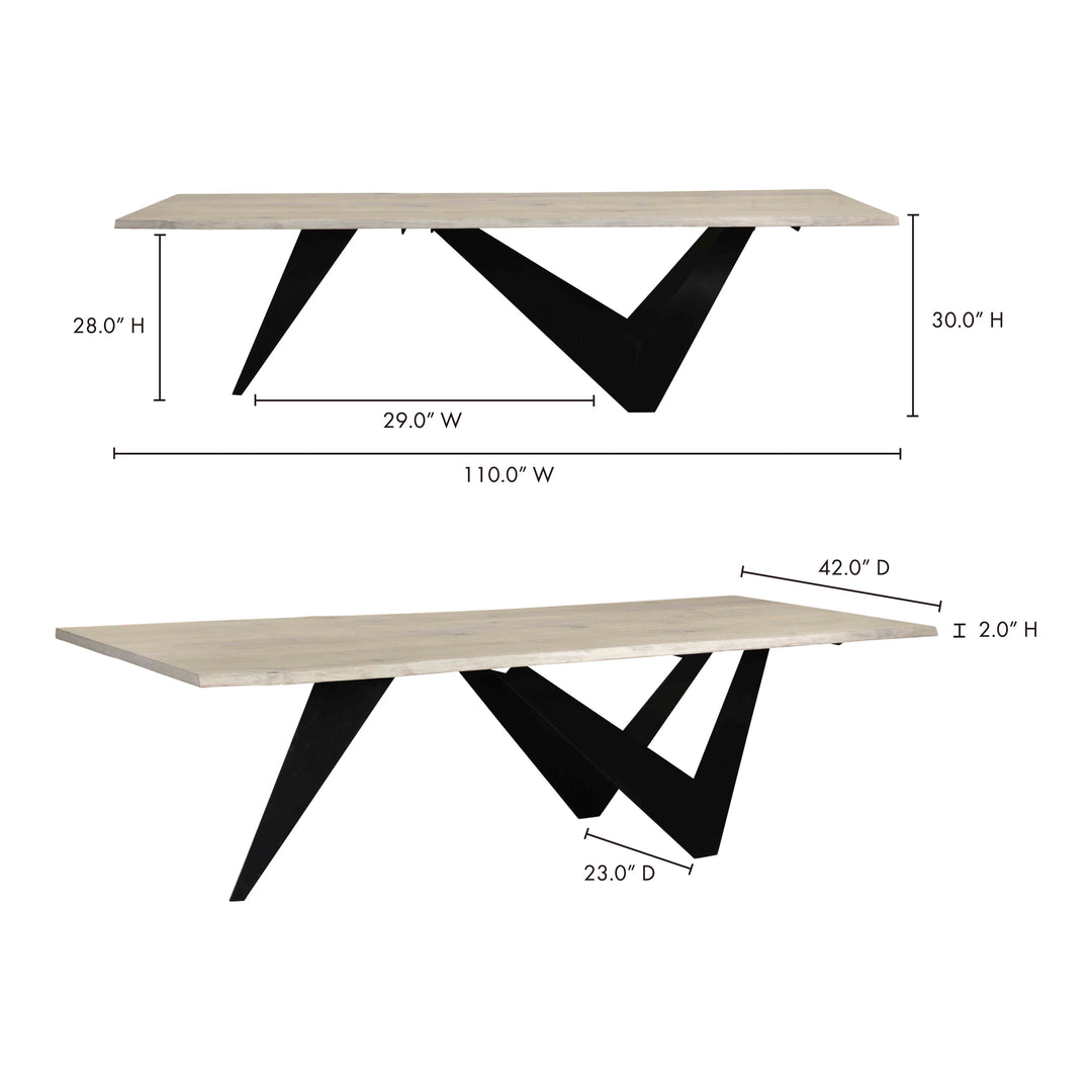 American Home Furniture | Moe's Home Collection - Bird Dining Table Large