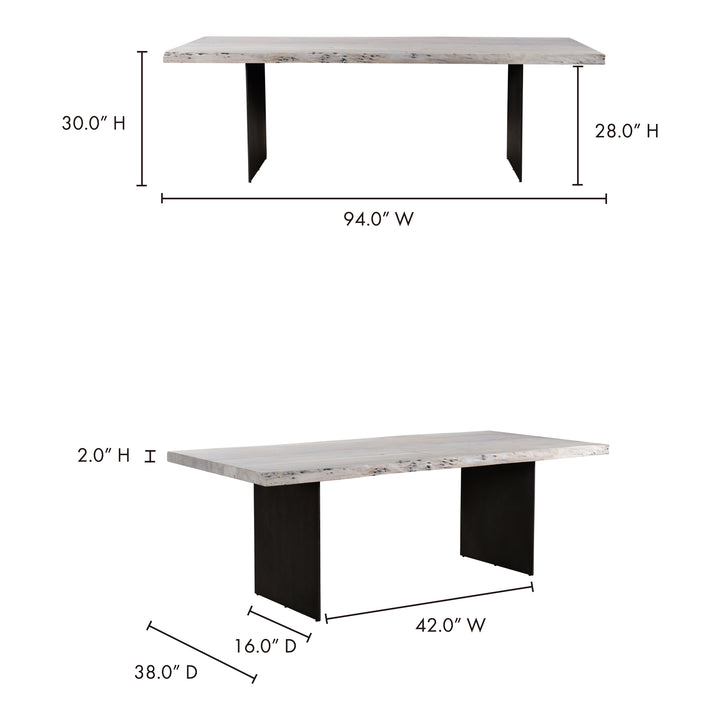 American Home Furniture | Moe's Home Collection - Evans Dining Table