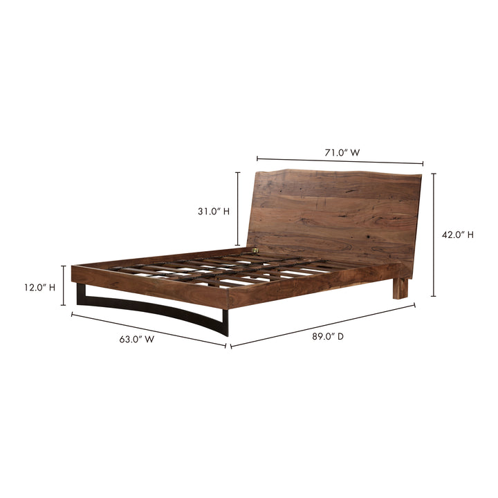 American Home Furniture | Moe's Home Collection - Bent Bed