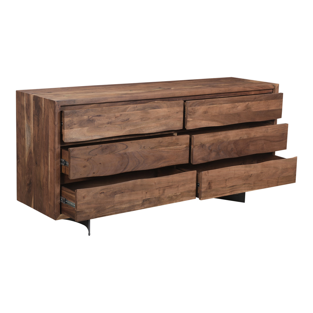 American Home Furniture | Moe's Home Collection - Bent Dresser Smoked