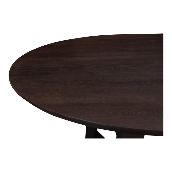 American Home Furniture | Moe's Home Collection - Trie Dining Table Large Dark Brown